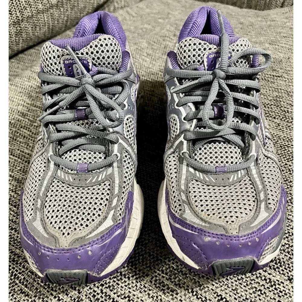 Brooks Addiction DNA Women's Running‎ Shoes Size 10B Grey Purple Good Condition